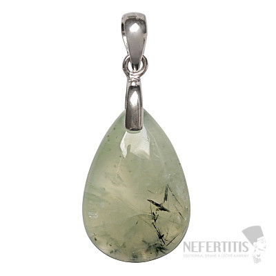 Prehnit-Anhänger, Silber Ag 925, Nr. 4