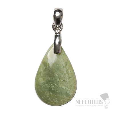 Serpentin přívěsek stříbro Ag 925 č. 4