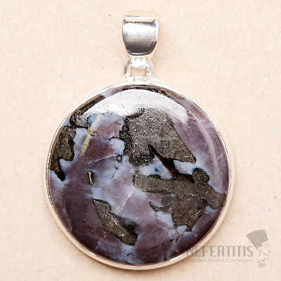 Merlinit Anhänger Silber Ag 925 P401