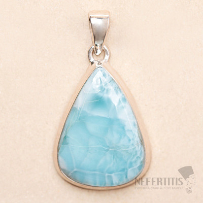 Larimar přívěsek stříbro Ag 925 LOT405