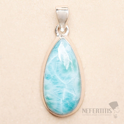 Larimar přívěsek stříbro Ag 925 LOT406