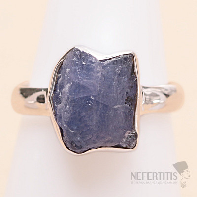 Tanzanite raw ring silver Ag 925 LOT407