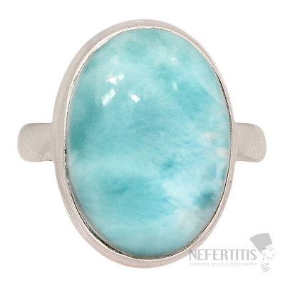 Larimar prsteň striebro Ag 925 R4079