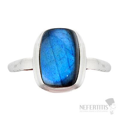Labradorite rainbow ring silver Ag 925 41419