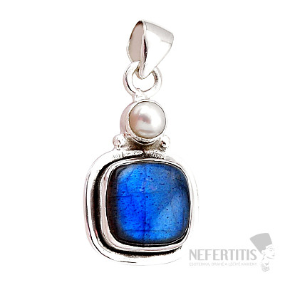 Labradorite pendant silver Ag 925 41663