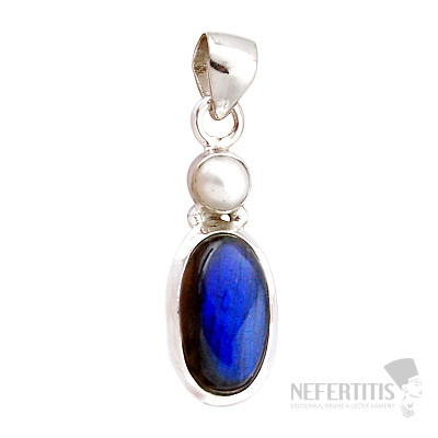 Labradorit-Anhänger, Silber Ag 925 41674