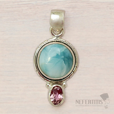 Larimar přívěsek stříbro Ag 925 41719