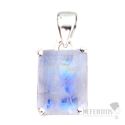 Mondstein Regenbogen Anhänger Silber Ag 925 41919