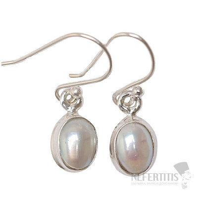 Earrings pearls silver Ag 925 E422