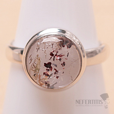 Křišťál Orire - křišťál štěstí prsten stříbro Ag 925 R423