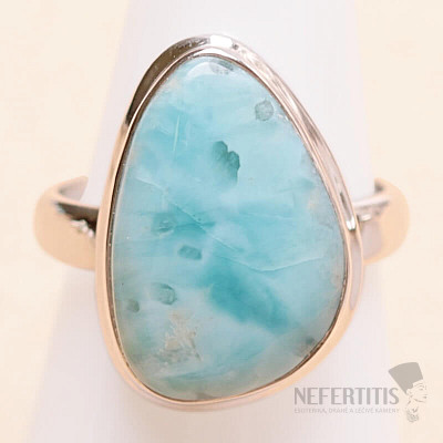 Larimar prsteň striebro Ag 925 LOT424