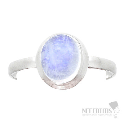 Mondstein-Regenbogenring Silber Ag 925 42547