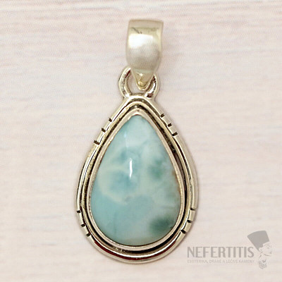 Larimar pendant silver Ag 925 42827