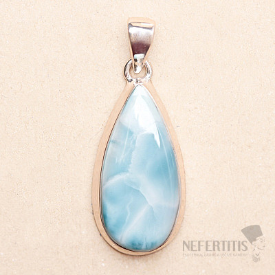 Larimar přívěsek stříbro Ag 925 LOT429