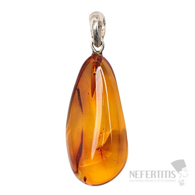 Amber pendant silver Ag 925 no. 43