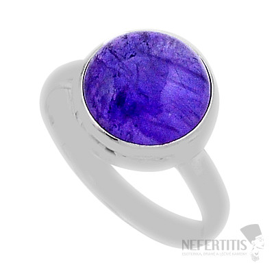 Ametyst prsteň striebro Ag 925 43078