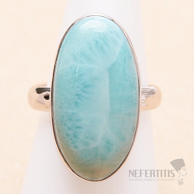 Larimar prsteň striebro Ag 925 LOT432
