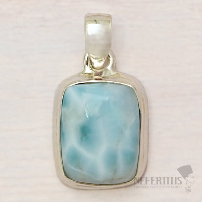 Larimar pendant silver Ag 925 43716