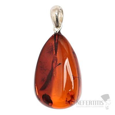 Amber pendant silver Ag 925 no. 44