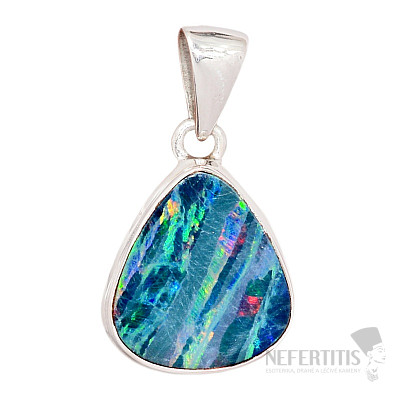 Opal Australischer Anhänger Silber Ag 925 P44
