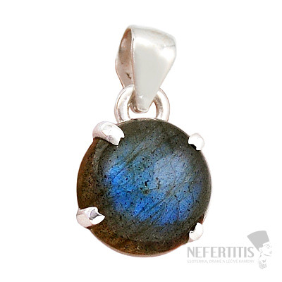 Labradorit prívesok striebro Ag 925 44356