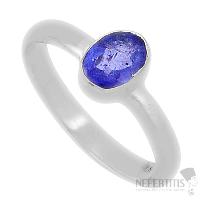 Tanzanit prsteň striebro Ag 925 44893