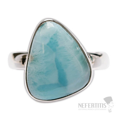Larimar prsteň striebro Ag 925 LOT449