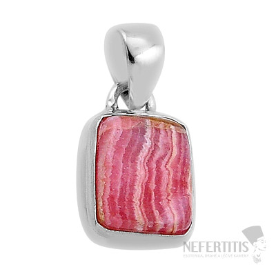Rodochroziť prívesok striebro Ag 925 45383
