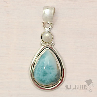 Larimar prívesok striebro Ag 925 45425
