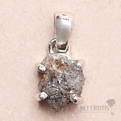 Rohdiamant Anhänger Silber Ag 925 LOT46