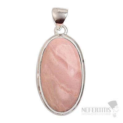 Anhänger mit rosa Opal, Silber Ag 925 P460