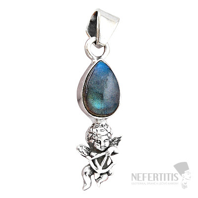 Labradorite pendant silver Ag 925 47099