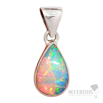 Opal Ethiopian pendant silver Ag 925 P48
