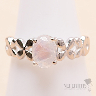 Mondstein-Regenbogenring Silber Ag 925 49439