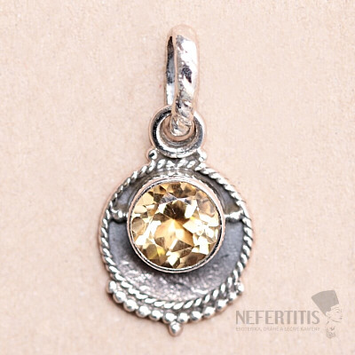 Anhänger mit Citrinschliff, Silber Ag 925 MIX5