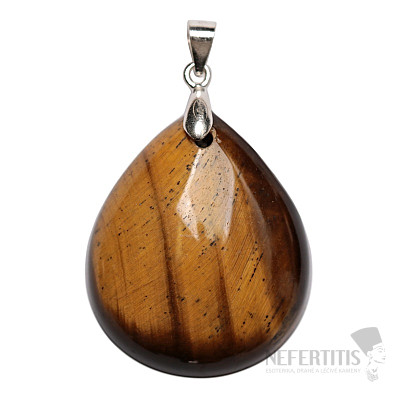 Tigeraugen-Anhänger, Silber Ag 925, Nr. 5