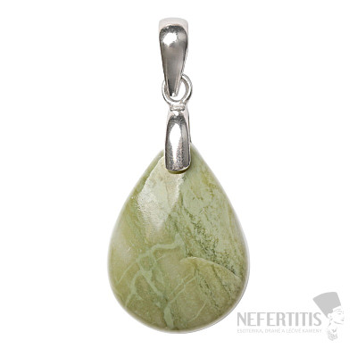 Serpentin přívěsek stříbro Ag 925 č. 5