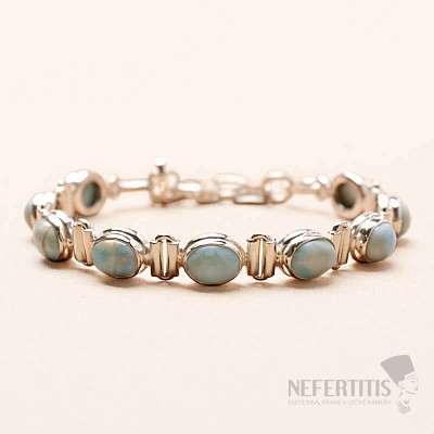 Larimar náramek stříbro Ag 925 LOT5