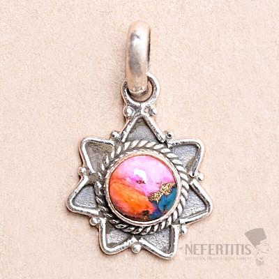 Spiny oyster conch pendant silver Ag 925 MIX5