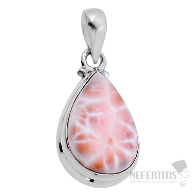 Natrolith Anhänger Silber Ag 925 50114