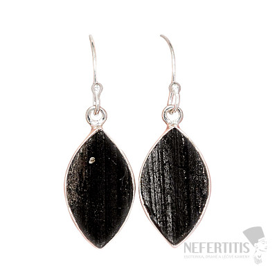 Turmalin-Skoryl-Ohrringe, Silber Ag 925 E502