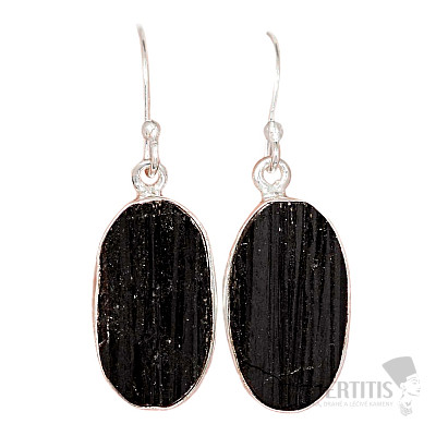 Turmalin-Skoryl-Ohrringe, Silber Ag 925 E508