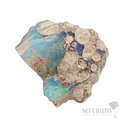 Ethiopian opal in rock 51