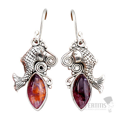 Kakoxen (Super 7) earrings silver Ag 925 51112