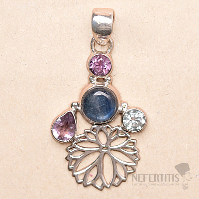 Kyanite silver pendant Ag 925 51631
