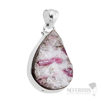 Anhänger aus rosa Turmalin, Silber Ag 925 51683