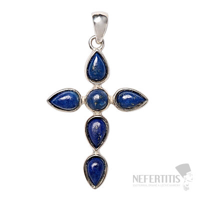 Designer pendant Lapis Lazuli silver Ag 925 P518