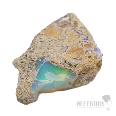 Opál etiópsky v hornine 52