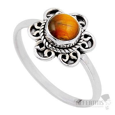 Tigerauge Ring Silber Ag 925 52863