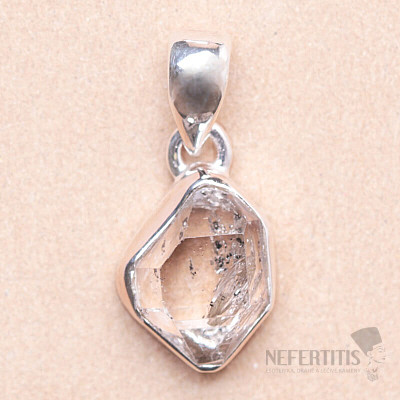 Herkimer diamant přívěsek stříbro Ag 925 LOT53